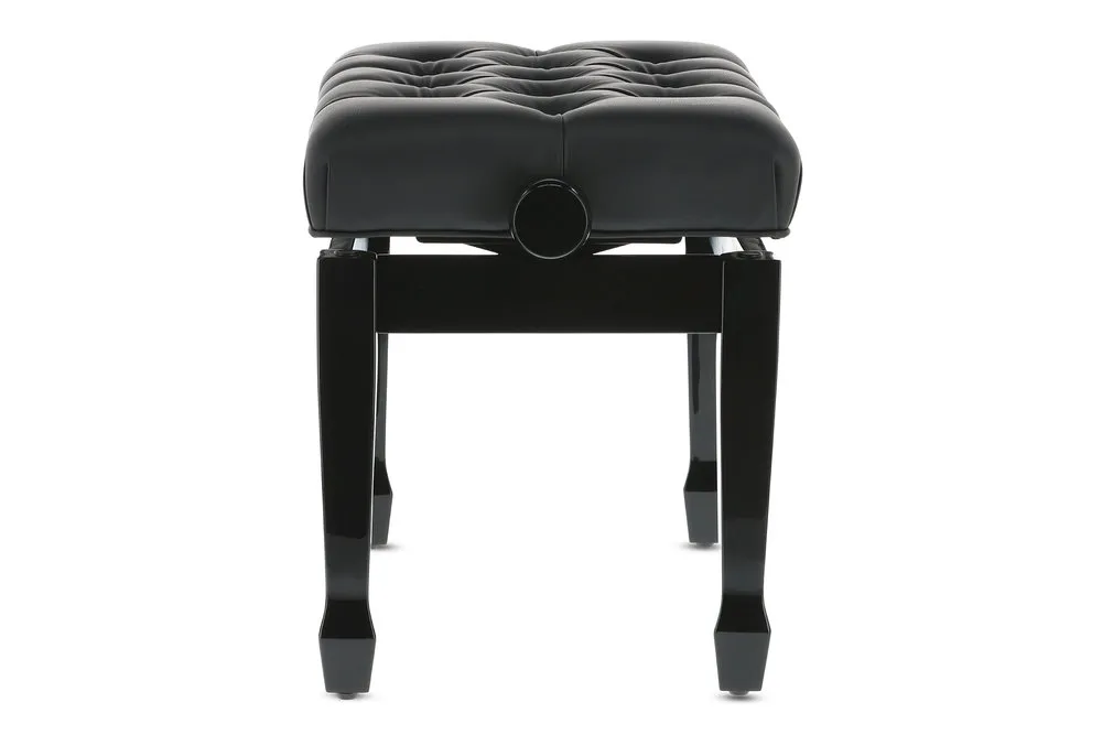 Pianobank Deluxe XL Schwarz hochglanz