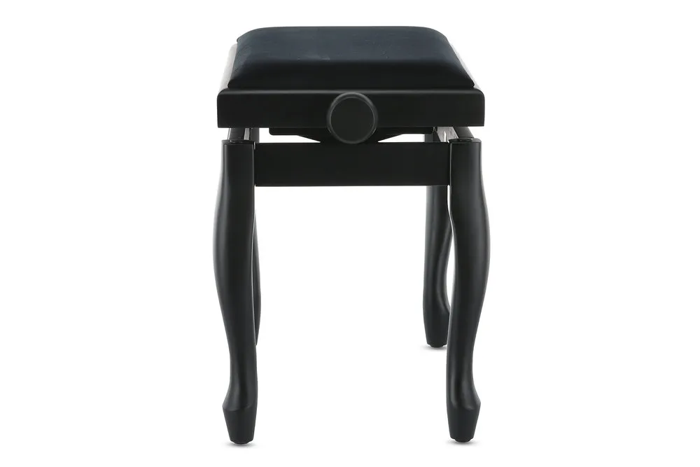 Pianobank Deluxe Classic Schwarz matt