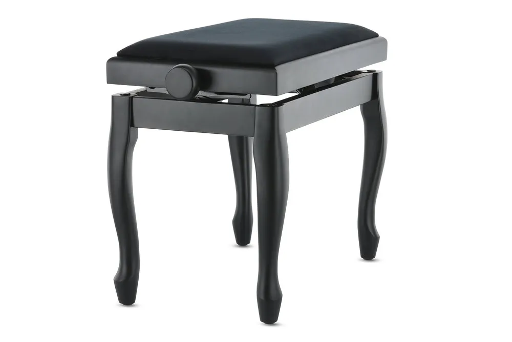 Pianobank Deluxe Classic Schwarz matt