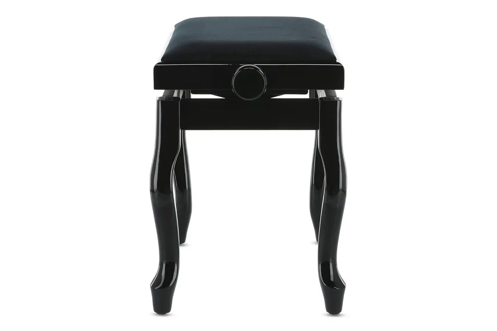 Pianobank Deluxe Classic Schwarz hochglanz