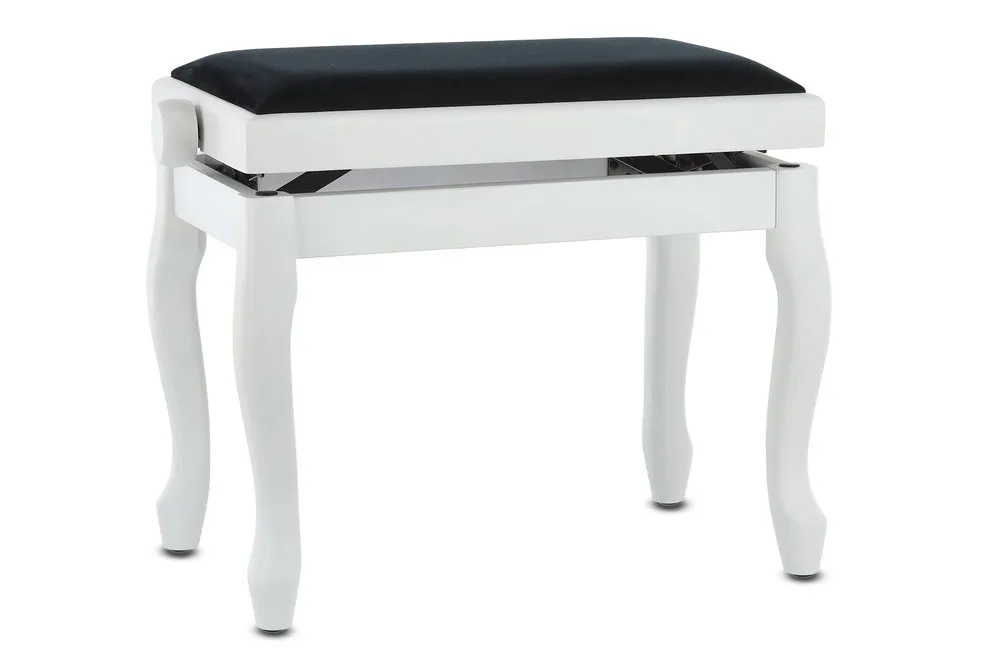 Pianobank Deluxe Classic Weiß matt