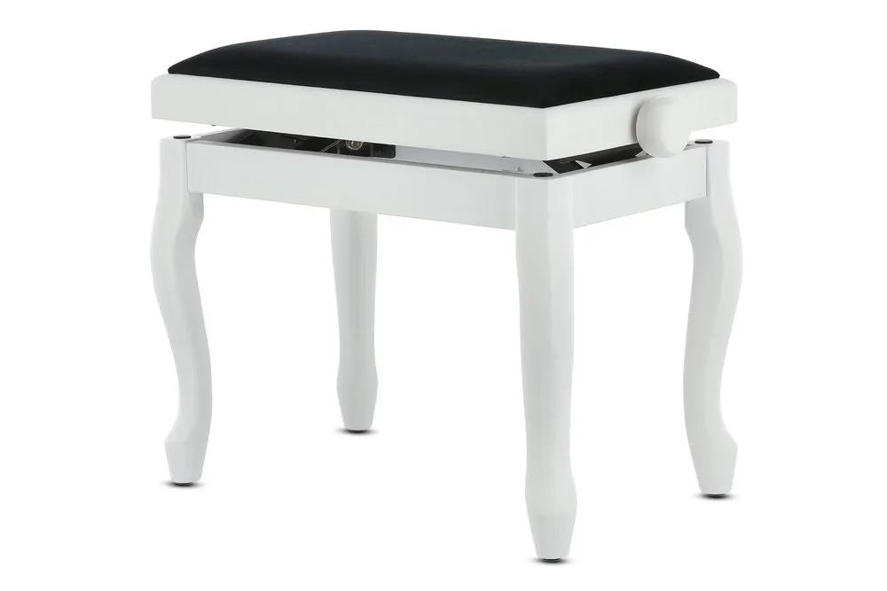 Pianobank Deluxe Classic Weiß matt