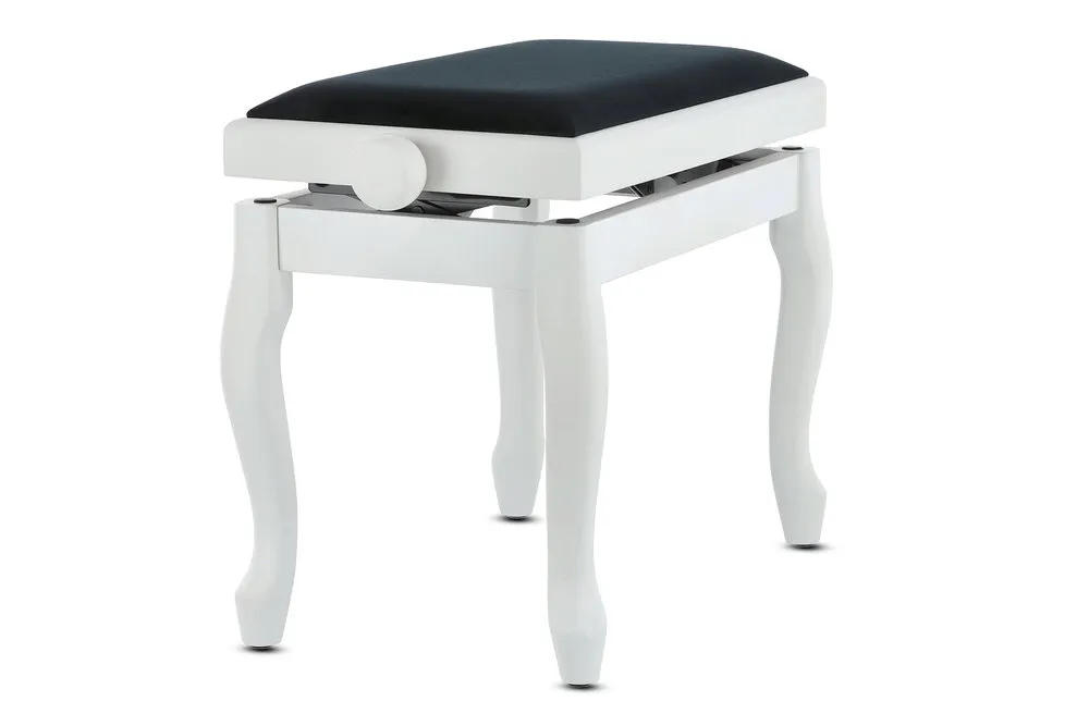Pianobank Deluxe Classic Weiß matt