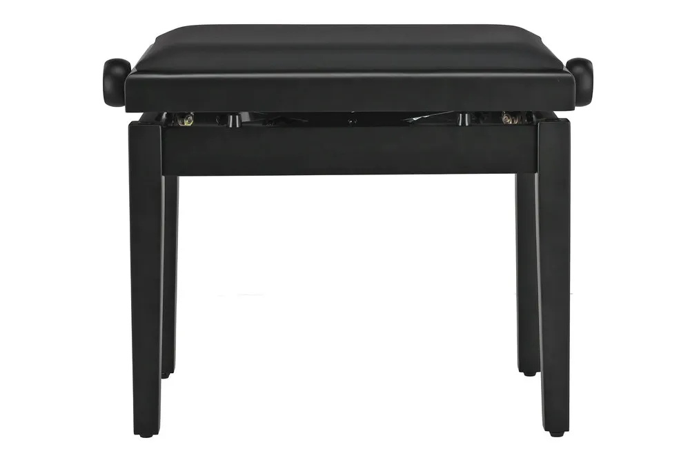 Pianobank Deluxe Autolift Vinyl Schwarz matt