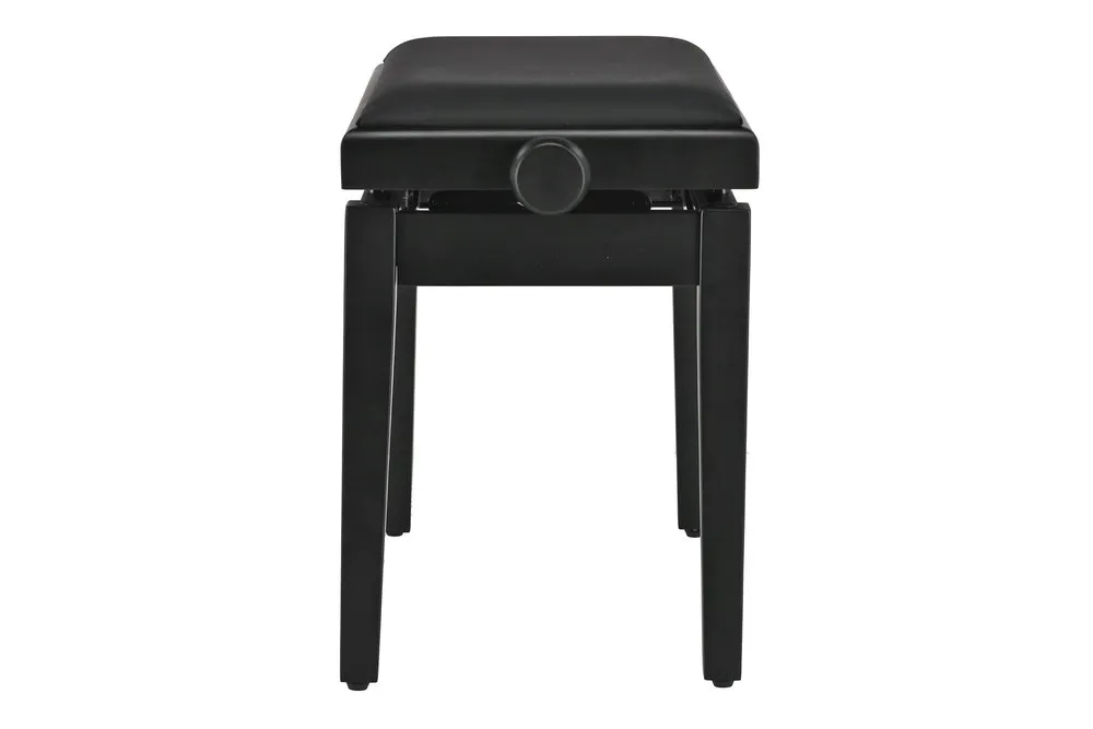 Pianobank Deluxe Autolift Vinyl Schwarz matt