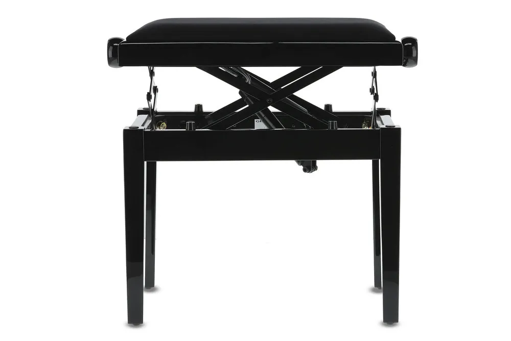 Pianobank Deluxe Autolift Schwarz hochglanz