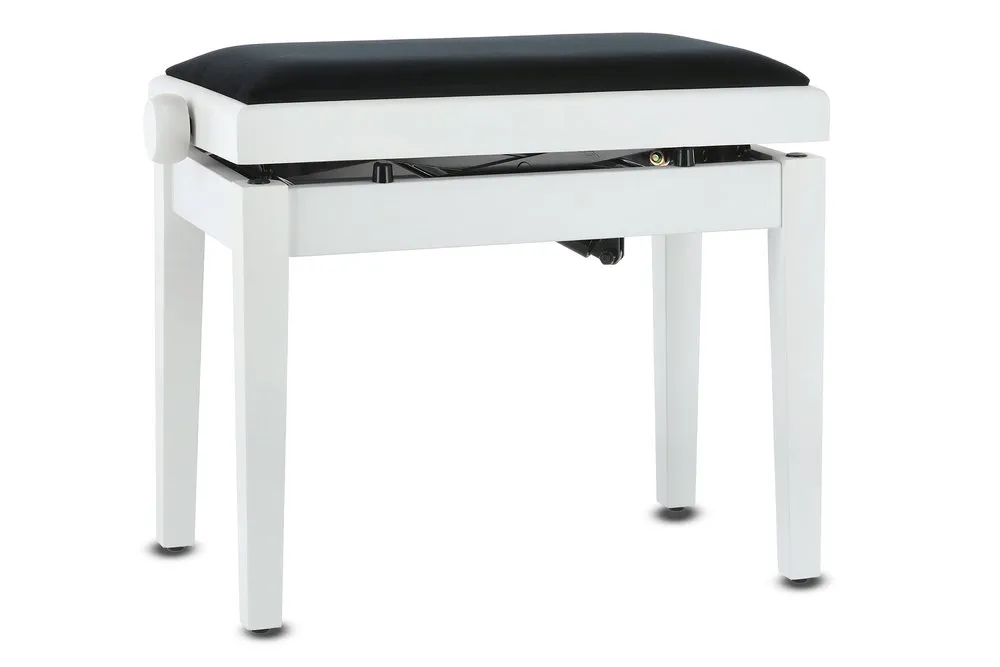 Pianobank Deluxe Autolift Weiß matt