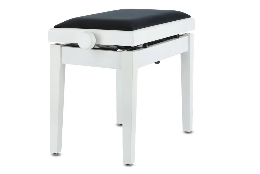 Pianobank Deluxe Autolift Weiß matt