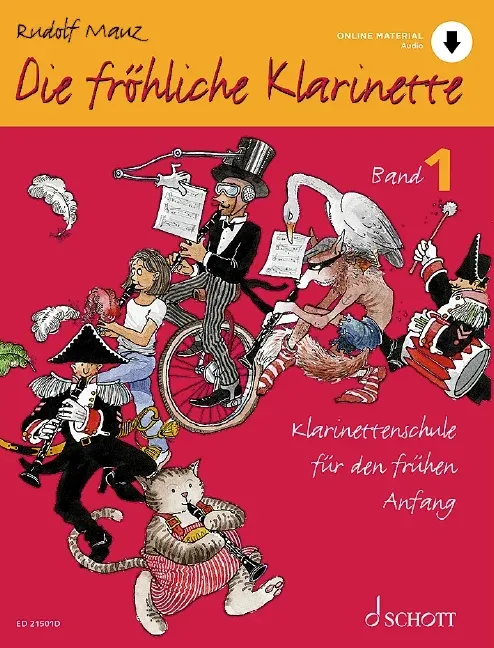 Die fröhliche Klarinette Band 1 - Klarinettenschule für den frühen Anfang