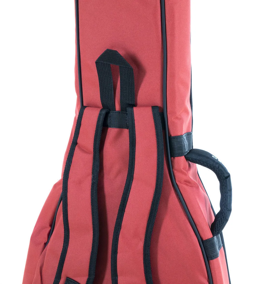 Premium-Tasche Konzertgitarre rot