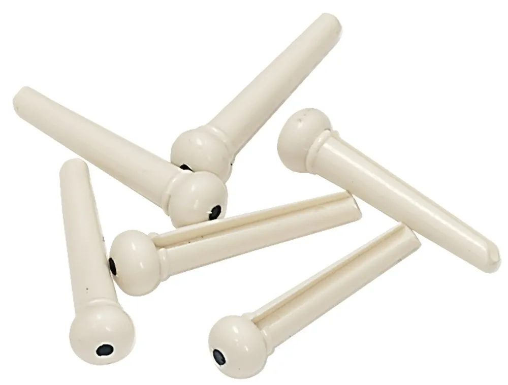 Bridgepin mit Punkt, weiß