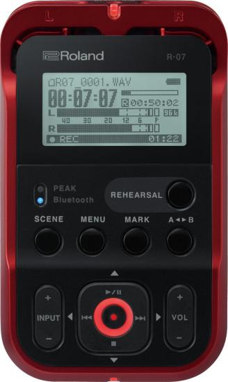 R-07 Audio-Recorder rot