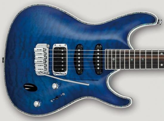 SA360QM-SPB E-Gitarre Jewel-Blue