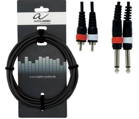 Stereo-Kabel Chinch-Klinke 3m