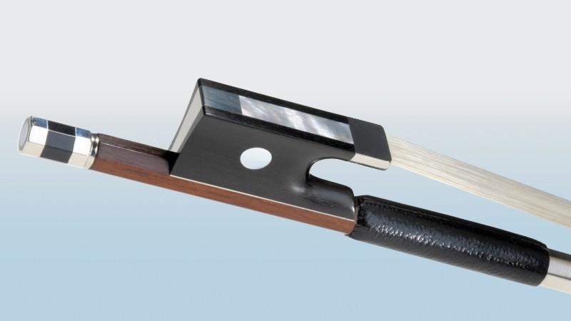 Violinbogen 7a Brasilholz achteckig
