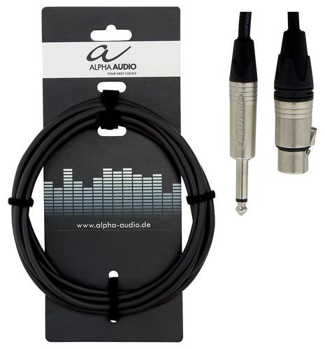 Mikrofonkabel XLR-Klinke 6m